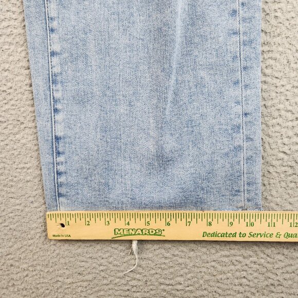 Hidden Jeans Women's 24 Light Wash Wide Leg Distressed Baggy Skater Raw Hem - Picture 7 of 11